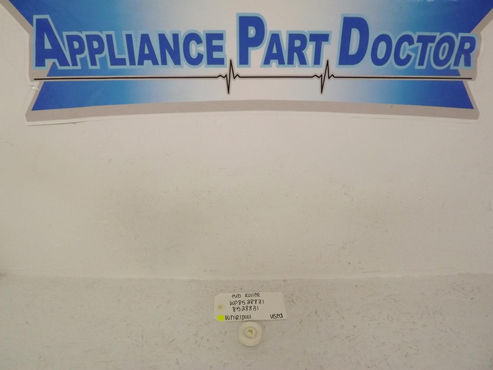 Whirlpool Dishwasher WP8528831 8528831 Tub Roller Used Whirlpool Dishwasher WP8528831 8528831 Tub Roller Used